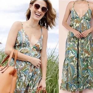 House of Harlow 1960 || Paisley Halter Summer Dress S